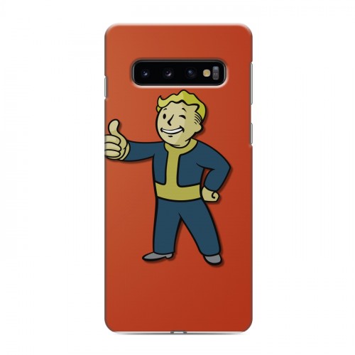 Дизайнерский силиконовый чехол для Samsung Galaxy S10 Fallout