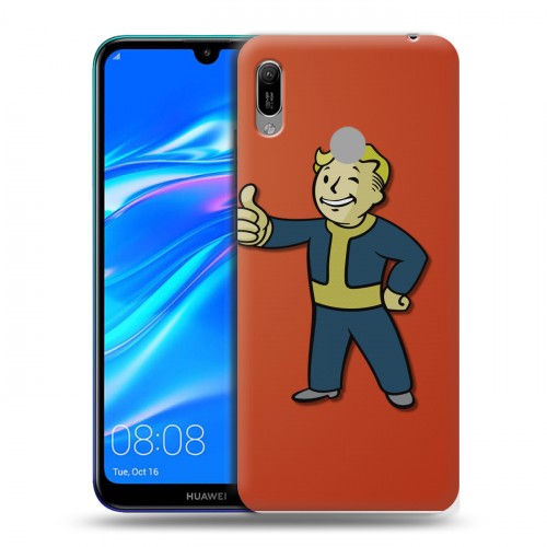 Дизайнерский пластиковый чехол для Huawei Y6 (2019) Fallout