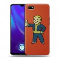 Дизайнерский силиконовый с усиленными углами чехол для OPPO A1k Fallout