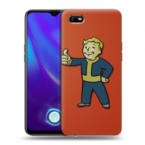 Дизайнерский силиконовый с усиленными углами чехол для OPPO A1k Fallout