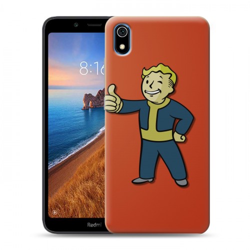 Дизайнерский силиконовый чехол для Xiaomi RedMi 7A Fallout