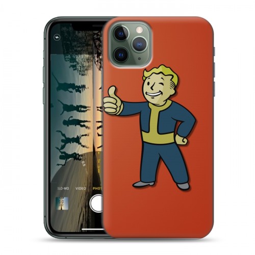 Дизайнерский пластиковый чехол для Iphone 11 Pro Fallout