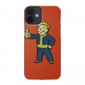 Дизайнерский пластиковый чехол для Iphone 12 Mini Fallout