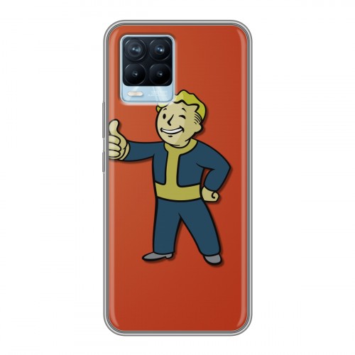 Дизайнерский силиконовый чехол для Realme 8 Fallout