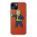 Дизайнерский пластиковый чехол для Iphone 14 Fallout