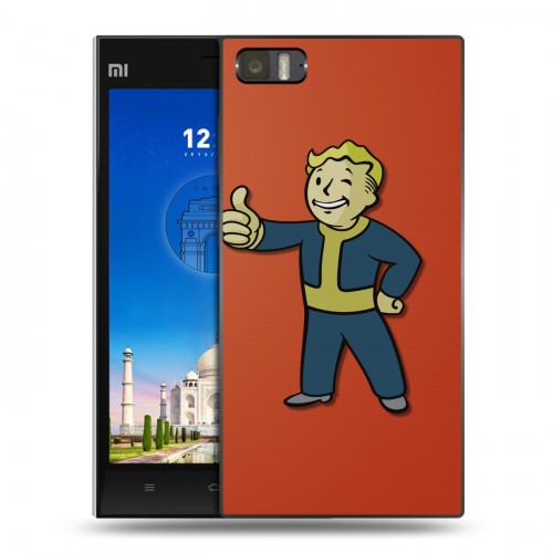Дизайнерский пластиковый чехол для Xiaomi MI3 Fallout