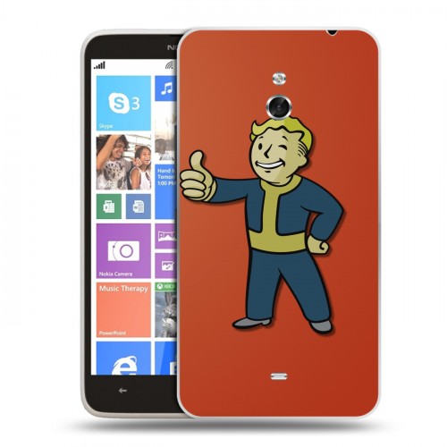 Дизайнерский пластиковый чехол для Nokia Lumia 1320 Fallout