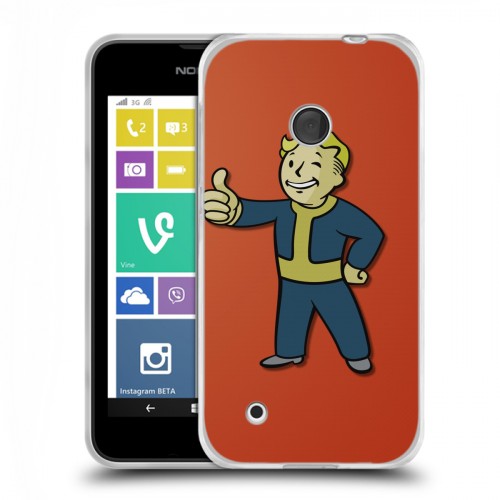 Дизайнерский пластиковый чехол для Nokia Lumia 530 Fallout