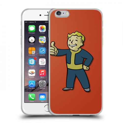 Дизайнерский силиконовый чехол для Iphone 6 Plus/6s Plus Fallout