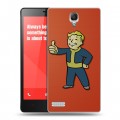 Дизайнерский пластиковый чехол для Xiaomi RedMi Note Fallout