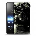 Дизайнерский пластиковый чехол для Sony Xperia TX Fallout