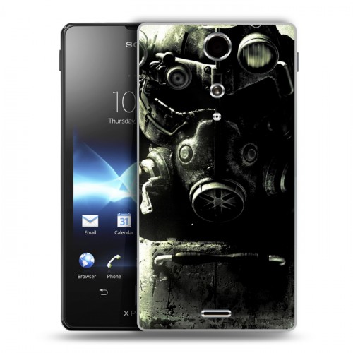 Дизайнерский пластиковый чехол для Sony Xperia TX Fallout