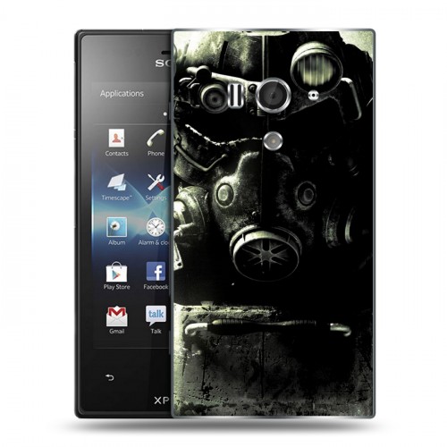 Дизайнерский пластиковый чехол для Sony Xperia acro S Fallout