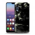 Дизайнерский силиконовый с усиленными углами чехол для Huawei P20 Pro Fallout