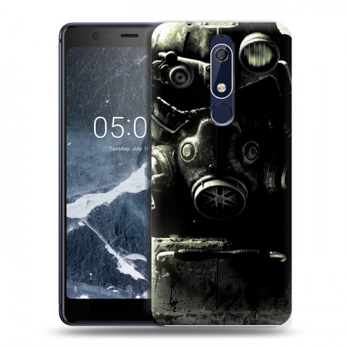 Дизайнерский пластиковый чехол для Nokia 5.1 Fallout