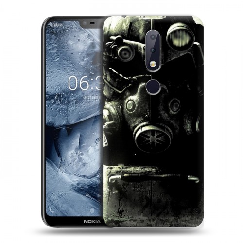 Дизайнерский пластиковый чехол для Nokia 6.1 Plus Fallout