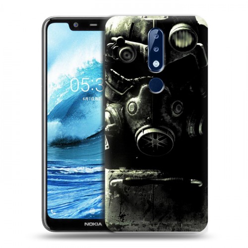 Дизайнерский пластиковый чехол для Nokia 5.1 Plus Fallout