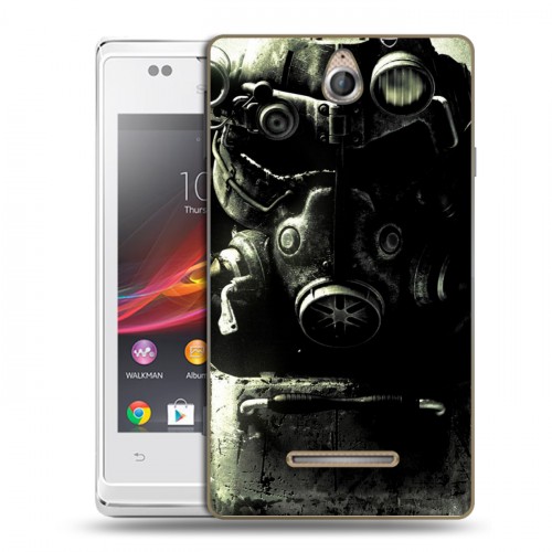 Дизайнерский пластиковый чехол для Sony Xperia E Fallout