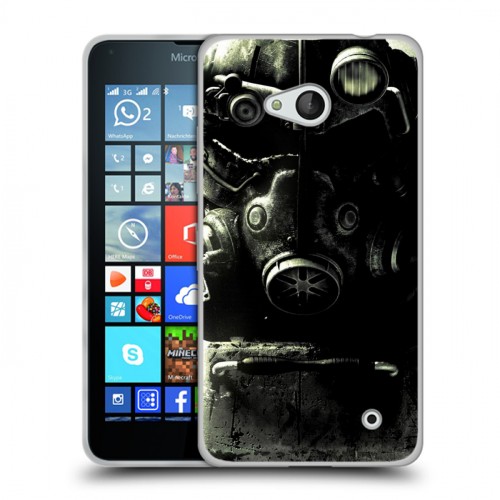 Дизайнерский пластиковый чехол для Microsoft Lumia 640 Fallout