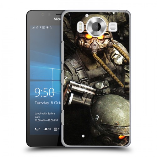 Дизайнерский пластиковый чехол для Microsoft Lumia 950 Fallout