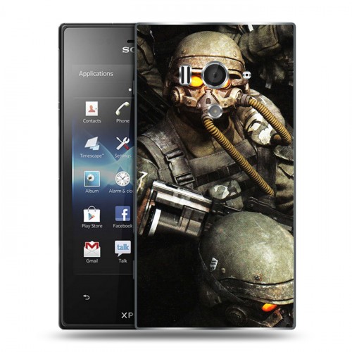 Дизайнерский пластиковый чехол для Sony Xperia acro S Fallout