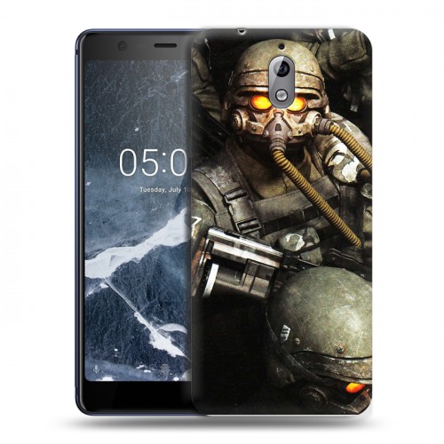 Дизайнерский силиконовый чехол для Nokia 3.1 Fallout