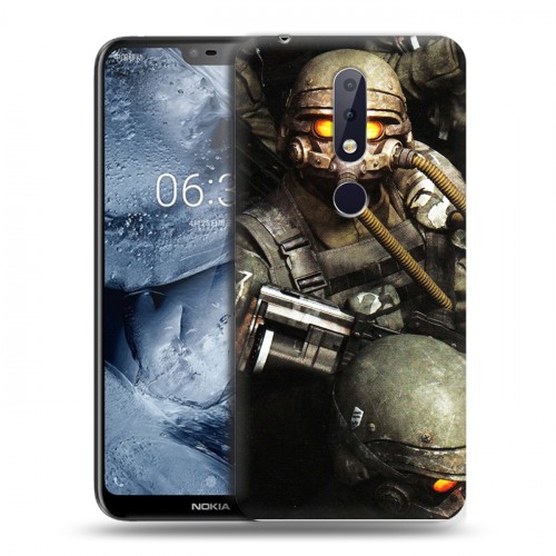 Дизайнерский пластиковый чехол для Nokia 6.1 Plus Fallout