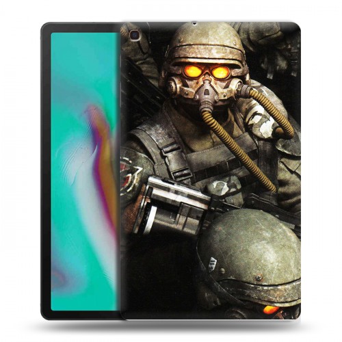 Дизайнерский пластиковый чехол для Samsung Galaxy Tab A 10.1 (2019) Fallout