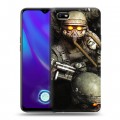 Дизайнерский силиконовый с усиленными углами чехол для OPPO A1k Fallout