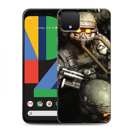 Дизайнерский пластиковый чехол для Google Pixel 4 Fallout