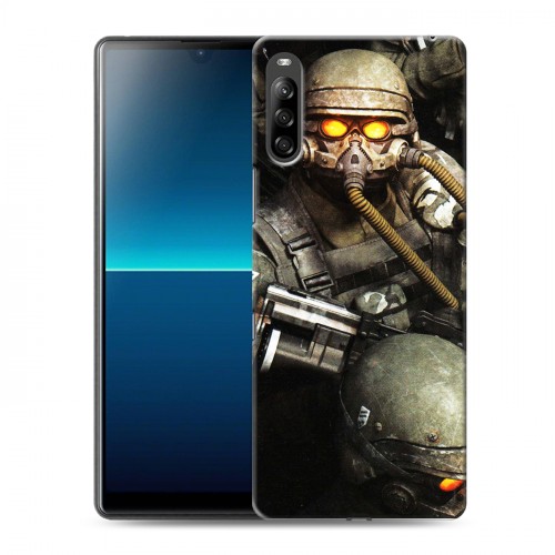 Дизайнерский силиконовый с усиленными углами чехол для Sony Xperia L4 Fallout