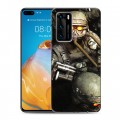 Дизайнерский силиконовый с усиленными углами чехол для Huawei P40 Fallout