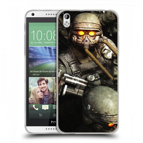 Дизайнерский пластиковый чехол для HTC Desire 816 Fallout