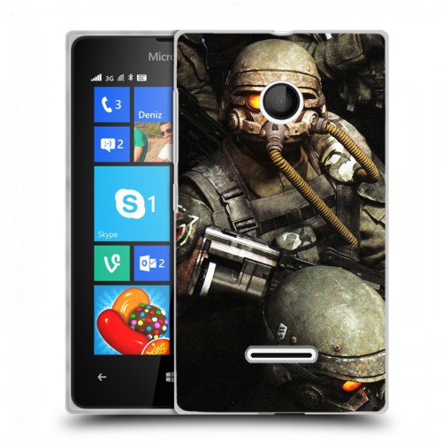 Дизайнерский пластиковый чехол для Microsoft Lumia 435 Fallout