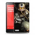 Дизайнерский силиконовый чехол для Xiaomi RedMi Note Fallout