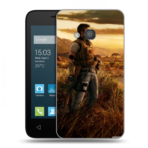 Дизайнерский силиконовый чехол для Alcatel One Touch Pixi 4 (4) Far cry