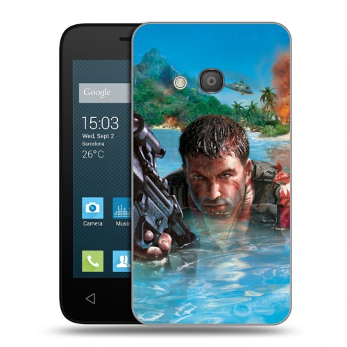 Дизайнерский пластиковый чехол для Alcatel One Touch Pixi 4 (4) Far cry