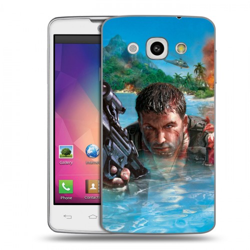 Дизайнерский пластиковый чехол для LG L60 Far cry