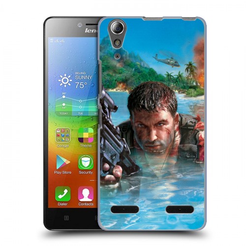 Дизайнерский пластиковый чехол для Lenovo A6000 Far cry