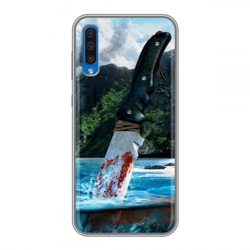 Дизайнерский силиконовый с усиленными углами чехол для Samsung Galaxy A50 Far cry