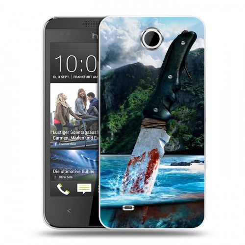 Дизайнерский пластиковый чехол для HTC Desire 300 Far cry
