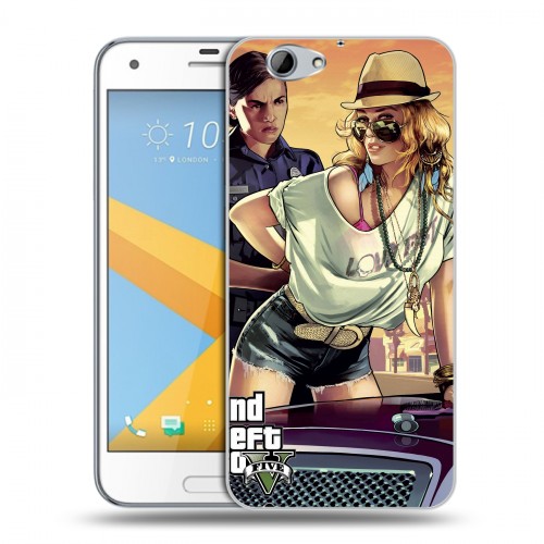 Дизайнерский силиконовый чехол для HTC One A9S GTA