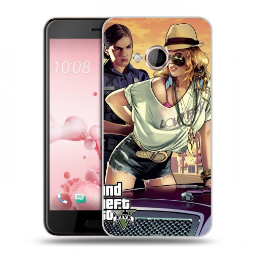 Дизайнерский силиконовый чехол для HTC U Play GTA