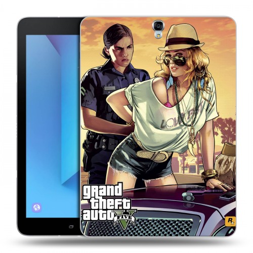 Дизайнерский силиконовый чехол для Samsung Galaxy Tab S3 GTA