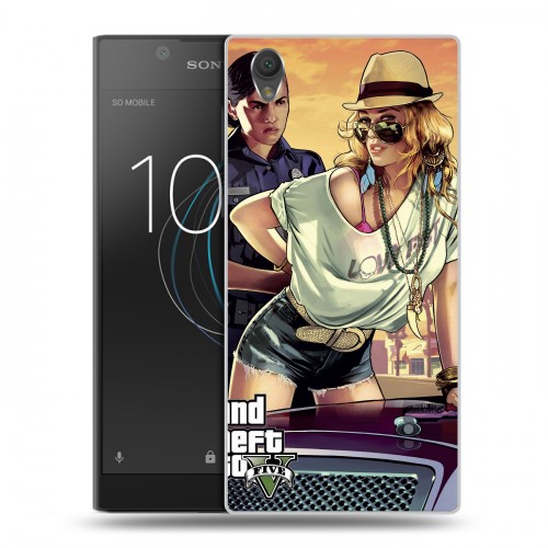 Дизайнерский пластиковый чехол для Sony Xperia L1 GTA