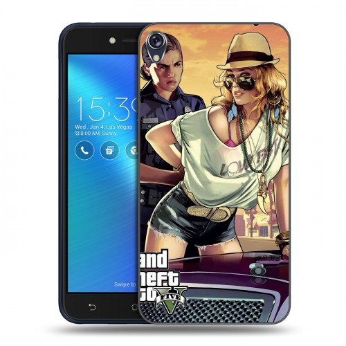 Дизайнерский силиконовый чехол для Asus ZenFone Live GTA