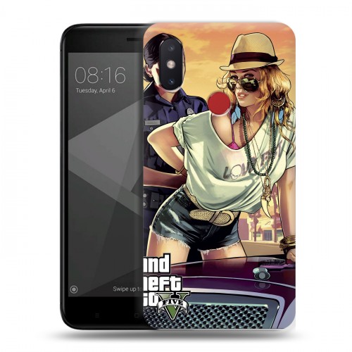 Дизайнерский пластиковый чехол для Xiaomi Mi8 SE GTA