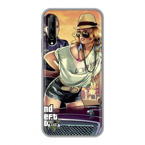 Дизайнерский силиконовый чехол для Huawei Y9s GTA