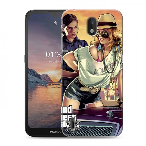 Дизайнерский силиконовый чехол для Nokia 1.3 GTA