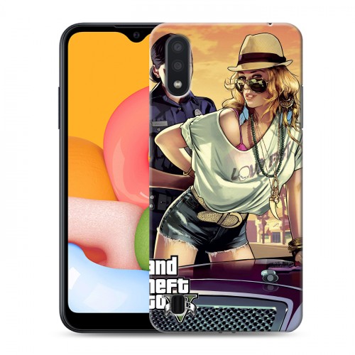 Дизайнерский силиконовый чехол для Samsung Galaxy M01 GTA